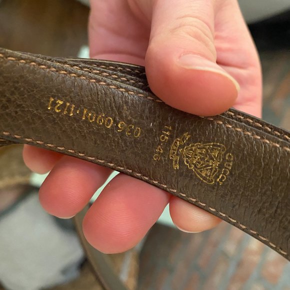 Vintage Gucci Interlocking Logo Belt - NEW, in dust bag, authentication - Picture 5 of 8